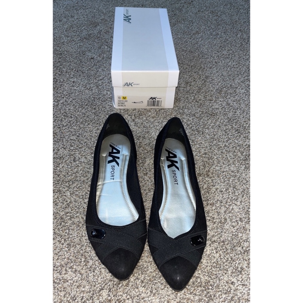 Anne Klein Sport Black Flats 10